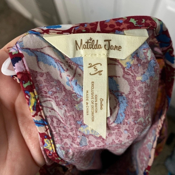 MATILDA JANE Lovely Menagerie Dress Size Small Boho Mini Length - Picture 7 of 7